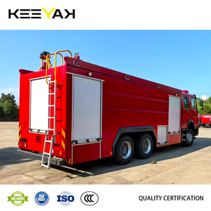 Camión <span class=keywords><strong>de</strong></span> <span class=keywords><strong>Bomberos</strong></span> HOWO 6x4 con Espuma, 16000L, Equipo <span class=keywords><strong>de</strong></span> <span class=keywords><strong>Bomberos</strong></span> Euro 3, Camiones <span class=keywords><strong>de</strong></span> <span class=keywords><strong>Bomberos</strong></span> Reales para Plantas Petroquímicas y Uso Industrial - Product Image 4