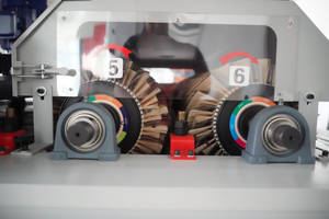 Máy chà nhám gỗ AS1300-6 bốn bàn chải chà nhám bên cho cửa gỗ <span class=keywords><strong>CNC</strong></span> Bảng Gỗ đánh bóng chuyên nghiệp - Product Image 6