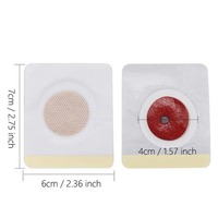 Tampon amincissant naturel à base de plantes pour brûler les graisses du ventre Patch amincissant magnétique nombril pour perte de poids rapide et efficace