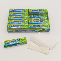 Hete Aanbieding Drievoudige Munt Kauwgom Snoep in Pot Verpakt Kauwgom Sticker Met Tatoeage