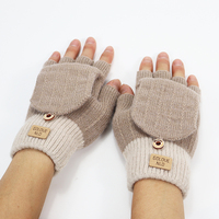 Gants d'hiver sans doigts pour femmes et hommes unisexes avec protection des doigts, compatibles avec les écrans tactiles, pour une utilisation quotidienne et en extérieur, offrant une chaleur optimale