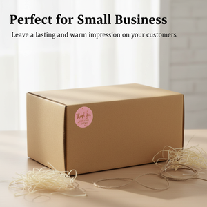 สติกเกอร์กระดาษ PLA พิมพ์โลโก้ร้านอาหารตามสั่ง กล่องบรรจุภัณฑ์แบบม้วน ถุงส่งอาหาร ป้ายซีลกันปลอม ปั๊มฟอยล์ทอง - Product Image 5