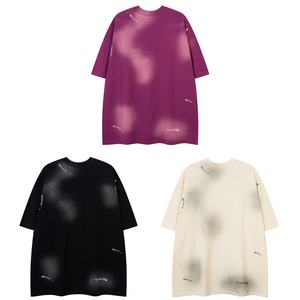 Pantalones Cortos Deportivos de Hombre, Estilo Hip Hop, Holgados, de Secado Rápido, Transpirables, de Punto 100% Algodón, con Serigrafía Desgastada Personalizada de Fábrica - Product Image 2