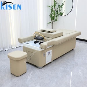 Kisen Commercial Shampoo <b>Bed</b> for Head Spa Foot Bath Salon Massage Table Pedicure Chair Electric Adjustable Backrest on Sale - Product Image 1