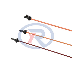 Poteau métallique en acier à ressort galvanisé et thermolaqué de 110 cm <span class=keywords><strong>pour</strong></span> clôture électrique / Poteau métallique en acier à ressort avec <span class=keywords><strong>isolateur</strong></span> supérieur en plastique - Product Image 4