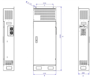 현대식 3상 380V/220V 승강기 제어반 C7000 강철 부품 승객용 엘리베이터 기어리스 견인기 호텔용 - Product Image 3