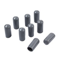 Bouchons en vinyle carrés et ronds de grande taille, couvercles d'extrémité en PVC pour diverses formes de tubes, résistants aux intempéries et durables