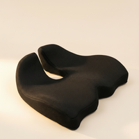 Coussin rehausseur de siège auto en mousse à mémoire de forme, oreiller orthopédique, gel rafraîchissant, soutien lombaire pour chauffeur de camion, soulagement de la pression, soutien des hanches, portable pour le voyage