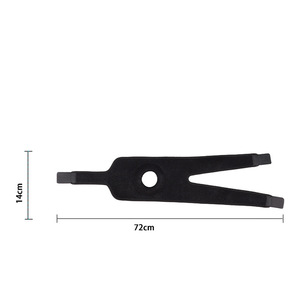 Rodillera sin Estabilizador Lateral, Transpirable, Ajustable, Antideslizante, <span class=keywords><strong>de</strong></span> Nailon y Algodón Grueso, Soporte para <span class=keywords><strong>Rodilla</strong></span> para Ejercicio y Alivio del <span class=keywords><strong>Dolor</strong></span> - Product Image 5