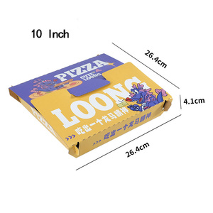 Sẵn sàng số lượng lớn thiết kế mới Chất lượng cao 7 8 9 10 12 inch cấp thực phẩm bánh <span class=keywords><strong>pizza</strong></span> Takeaway hộp giấy sóng bao bì hộp bánh <span class=keywords><strong>pizza</strong></span> - Product Image 5