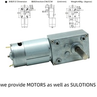 Moteur à vis sans fin DC à couple élevé YIFENG 12V 24V auto-bloquant 5840GF-555, boîte de vitesses métallique à faible bruit pour porte automatique et porte-vestes intelligent