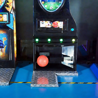Machine de boxe pour enfants à monnayeur, simulateur de boxe ultime en métal, machine de jeu d'arcade certifiée CE, version anglaise