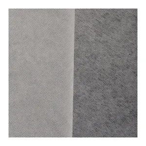 Widely Used Single Dot Polyester Interfacing Fabric Fusible Interlining Fabric For Dresses