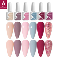 Fulljting — coffret de vernis à ongles professionnel, Kit de manucure personnalisé, gel Semi-Permanent, uv led, OEM, 15ml