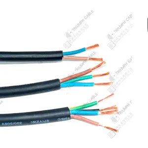 Electrical Wire LD653 PVC 2*2*0.14mm 13/0.12TS OD 5.5 cable temperature 80degree for daily home lighting