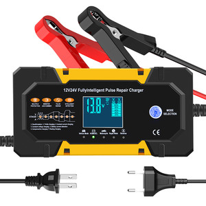 Chargeur de <span class=keywords><strong>batterie</strong></span> au plomb-acide intelligent à impulsions 12v24v10A, réparation, 12v10A 24v5A multifonctionnel pour scooters - Product Image 1
