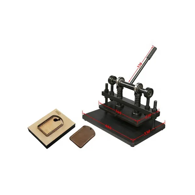 Machine à découper le cuir de grande taille, presse manuelle pour le papier
