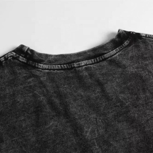 Washed Loose Hem Oversized <b>Tshirt</b> Unisex 100% Cotton <b>Long</b> <b>Sleeve</b> Print <b>Tshirt</b> for <b>Men</b> - Product Image 5