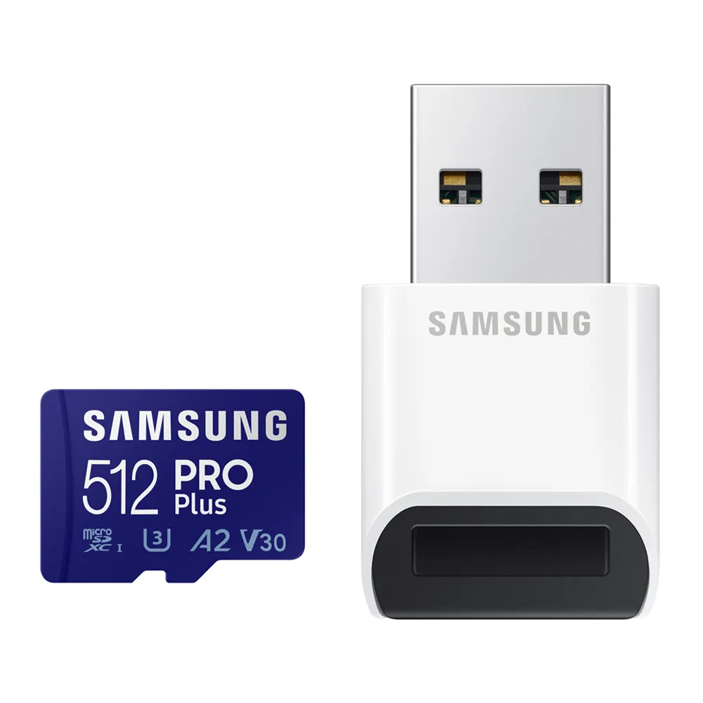 Originele Samsung Pro Plus Geheugenkaart 128Gb 256Gb 512Gb Micro Tf Flash Sd Kaart Tot 160 M/s U3 4K Met Usb 3.0 Kaartlezer