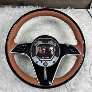 Volante de Cuero Estilo AMG, Modelo Antiguo Actualizado, Nuevo y Completo, para <span class=keywords><strong>Mercedes</strong></span> Benz y <span class=keywords><strong>Maybach</strong></span> Clase C, E, S, G, GLC, GLE, GLB, CLA - Product Image 4