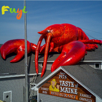 Modèle de homard gonflable géant / Grand écrevisse gonflable rouge / Langouste gonflable pour la décoration publicitaire en extérieur