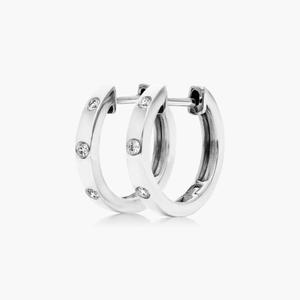 Trendy 925 Sterling Silver Gold Plated Moissanite Hoop <b>Earrings</b> Brilliant Designer Premium <b>Fine</b> Jewelry Luxury Fashion - Product Image 3