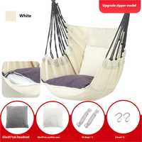 Fauteuil suspendu en toile avec coussin, siège balançoire intérieur/extérieur pour étudiants, adultes, enfants, jardin, patio, dortoir