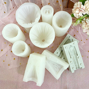 Stampo in Silicone B-5072-23 per Torta, Sapone, Candela, Aromaterapia, con Motivo Abito da Sposa e Gonna Vaporosa, per Creazioni 3D - Product Image 5