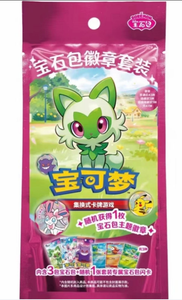 Nouvel ensemble de badges et de boosters Pokémon Gem Pack original chinois, boîte mystère de cartes PTCG rares, étui de cartes Pokémon en gros authentique - Product Image 5