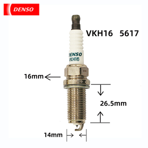 Bujía de Iridio DENSO VKH16 90919-01233 para Citroën C-Triomphe, C-Quatre, C5, <span class=keywords><strong>Peugeot</strong></span> 307/<span class=keywords><strong>408</strong></span>/508, Corona, Land Cruiser, Rush - Product Image 6