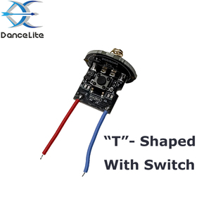 Mạch điều khiển đèn <span class=keywords><strong>LED</strong></span> USB-C hình chữ T tùy chỉnh 22MMx18MM, có thể sạc lại, tích hợp công tắc, 2500mA 3.7V cho đèn pin 10W - Product Image 5