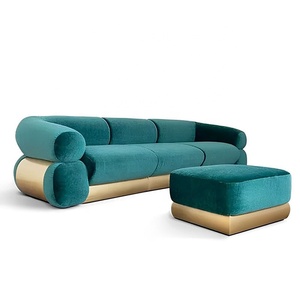 Fabrik verkauf Benutzer definierte Luxus Stoff <span class=keywords><strong>Sofa</strong></span> Wohnzimmer Möbel Moderne Villa Home Design Mehr personen Kombination <span class=keywords><strong>Sofa</strong></span> - Product Image 4