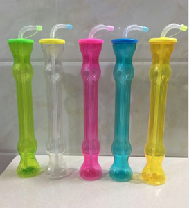 500ml 16oz PET Plastic Slush Yard Cup with Straw for Party