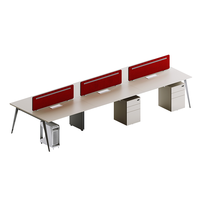 Meubles de bureau commerciaux, bureau de travail, poste de travail pour le personnel, cloison de bureau, poste de travail informatique