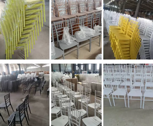 Sedie Chiavari in Plastica Bianca, Mobili Economici per Matrimoni, Acquisto all'Ingrosso di Sedie Chiavari - Product Image 6