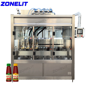 4 nozzeles servopump động cơ tự động chai dầu theo dõi nhớt máy làm đầy chất lỏng với băng tải - Product Image 1