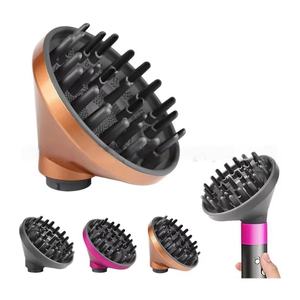 2インチ1ディフューザーHS01 HS05プロのヘアツール & アクセサリースタイリングバレルエアラップ用アンチフリズバレルドライヤーアタッチメント - Product Image 1