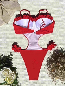 Traje de Baño Bikini Sexy de Una Pieza con Aberturas, Listo para Enviar en 2026 - Product Image 6
