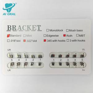 Brackets de Ortodoncia con Ganchos 345, Ranura de 0.022''/0.018'' para Alineación Dental - Product Image 5
