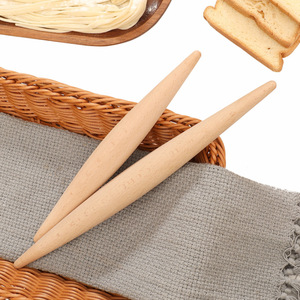 Rodillos de Madera de Haya para Amasar, Prensador de Masa para Fideos y Dumplings, Sin Pintar, Utensilios de Cocina Ecológicos para el Hogar - Product Image 1