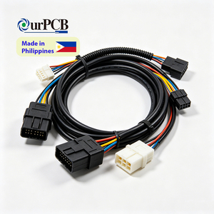 Custom Copper Core EV <b>Charging</b> Pile Adapter Wire Harness Assembly 24V High Voltage Battery <b>Cable</b> Harness for Electric Vehicle - Product Image 1