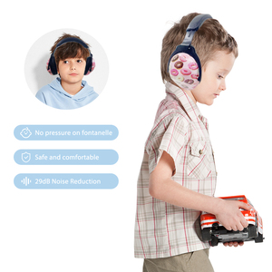 अनुकूलित शोर कमी फोल्डेबल एडजस्टेबल नरम कान डिफेंडर बच्चे कान मफ नींद के अध्ययन - Product Image 5