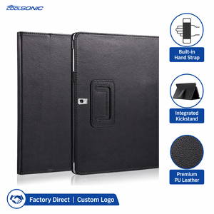 Funda Protectora Completa de Cuero con Textura de Lichi y Soporte para Tablet <span class=keywords><strong>Samsung</strong></span> <span class=keywords><strong>Galaxy</strong></span> Tab A 10.5 T590 T595 - Product Image 5