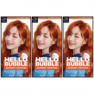 Mise En Hellobubble Dye Sunset Orange Three-100ml à base de plantes à faible teneur en ammoniac Remise - Product Image 1