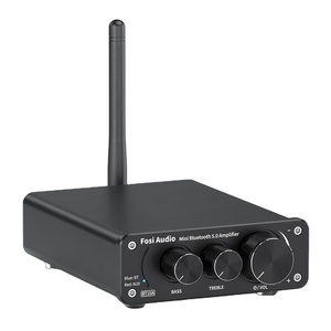 Amplificateur stéréo numérique Hi-Fi Fosi Audio 2 canaux TPA3116D2 Mini pour enceintes 50W BT10A Treble &amp;   Basse - Product Image 1