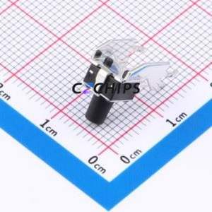 GT-TC102A-H085-L1 Tactile Switch Through hole,6.1x6.1mm Switch Single Pole Single Throw Round Button 1.6N Right Angle Insert - Product Image 2
