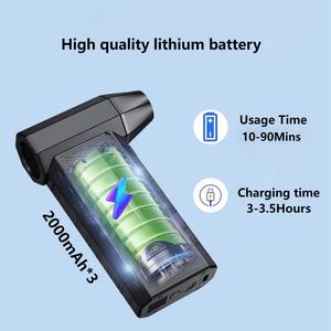 Soplador de Aire Portátil Inalámbrico de 131000 RPM, Mini Ventilador Turbo Jet de 180W, Secador de Autos Eléctrico de Mano, Soplador para Barbería - Product Image 2