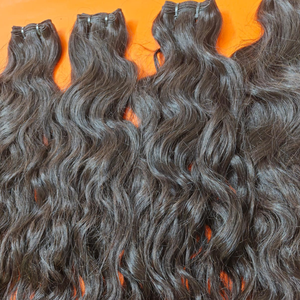 Extensiones de cabello indio de 14 pulgadas, 100% cutícula sin procesar alineada, paquetes de ondas profundas sueltas onduladas naturales de alta calidad - Product Image 4