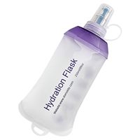 Gourde souple de 500 ml, bouteille d'eau pliable pour la course à pied, gourde souple pliable en TPU, gourde pliable sans BPA