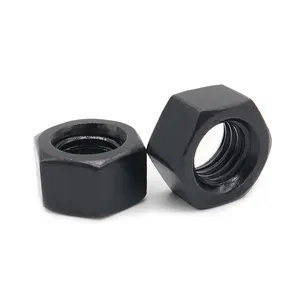 High Strength DIN934 Carbon Steel Hexagon Nut Black Oxide Grade 8.8 Hex Fastener Bolts And Nuts Full